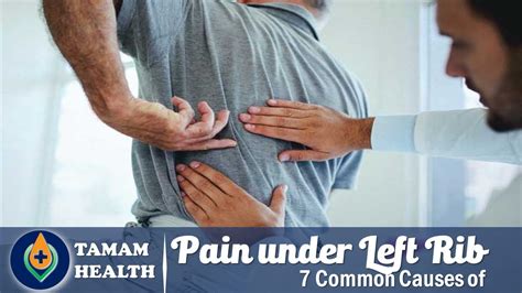 Muscle strain A muscle strain occurs when a muscle is overstretched or torn. . Pain under left rib cage and back